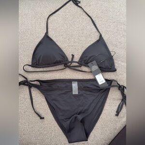 Black two piece Bikini Set